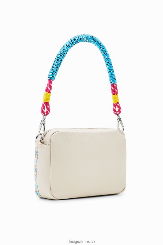 Desigual mujer bandolera pequeña con bordado VZ26R0402 accesorio