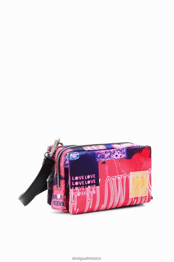Desigual mujer bandolera pequeña con collage VZ26R0571 accesorio