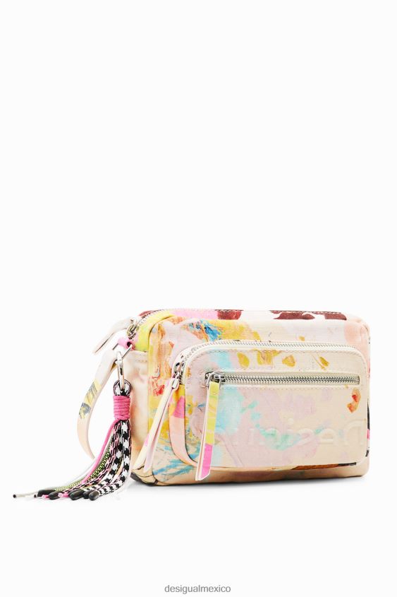 Desigual mujer bandolera pequeña con cuadro pintado VZ26R0555 accesorio