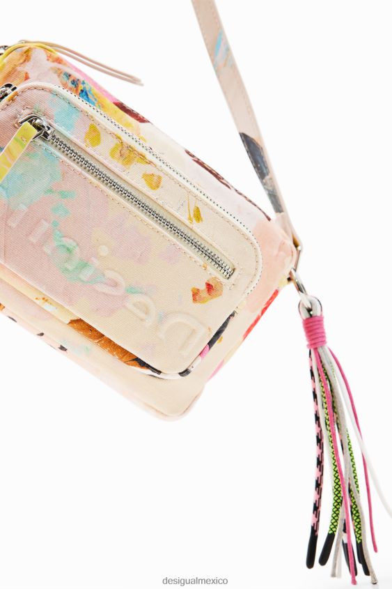 Desigual mujer bandolera pequeña con cuadro pintado VZ26R0555 accesorio