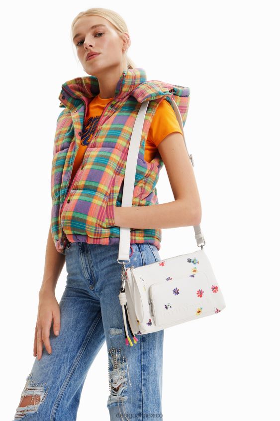 Desigual mujer bandolera pequeña con flores VZ26R01214 accesorio