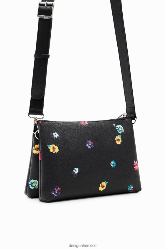 Desigual mujer bandolera pequeña con flores VZ26R01312 accesorio