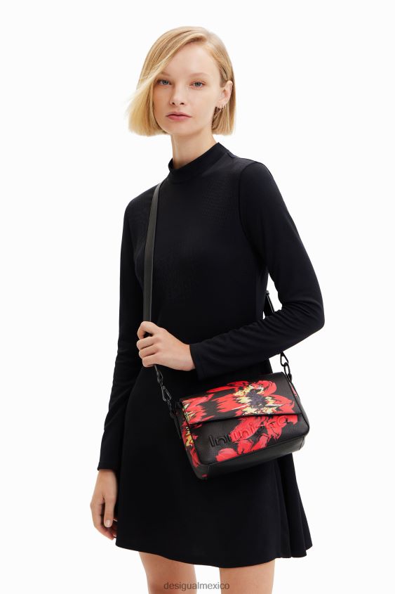 Desigual mujer bandolera pequeña con flores VZ26R01319 accesorio