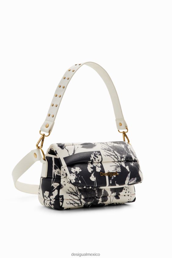 Desigual mujer bandolera pequeña con forma de hoja VZ26R01187 accesorio