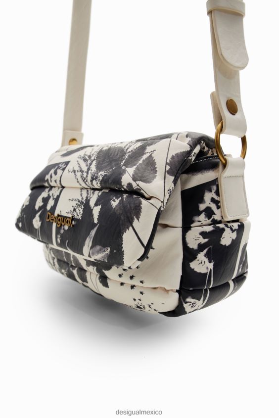 Desigual mujer bandolera pequeña con forma de hoja VZ26R01187 accesorio