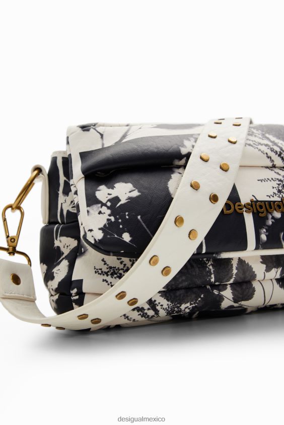 Desigual mujer bandolera pequeña con forma de hoja VZ26R01187 accesorio