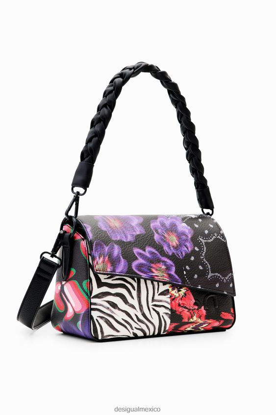 Desigual mujer bandolera pequeña con patchwork VZ26R01202 accesorio