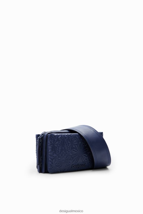 Desigual mujer bandolera pequeña con relieve geométrico VZ26R01283 accesorio