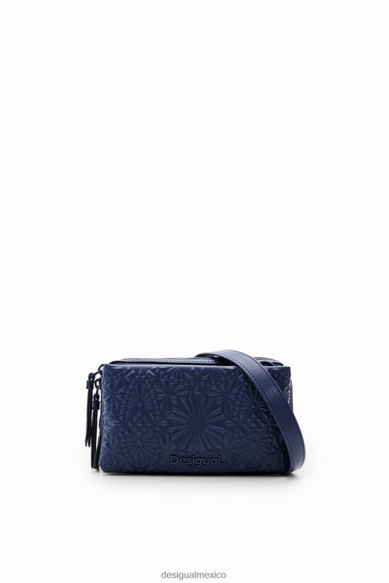 Desigual mujer bandolera pequeña con relieve geométrico VZ26R01283 accesorio