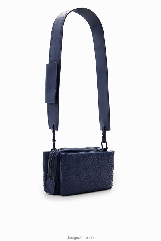 Desigual mujer bandolera pequeña con relieve geométrico VZ26R01283 accesorio