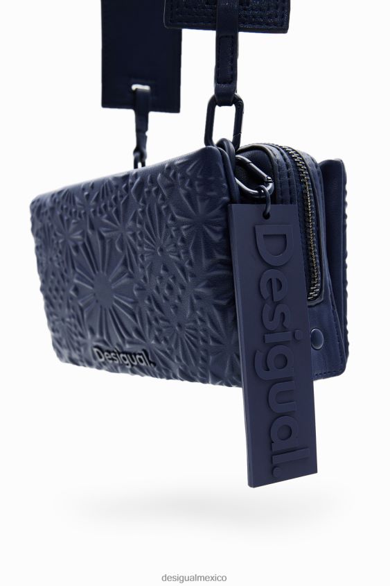 Desigual mujer bandolera pequeña con relieve geométrico VZ26R01283 accesorio