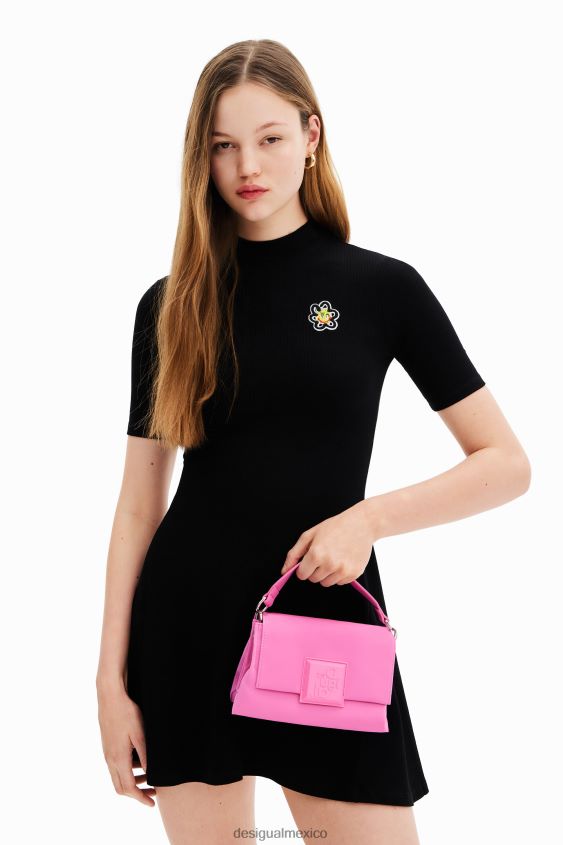 Desigual mujer bandolera pequeña de charol VZ26R01208 accesorio