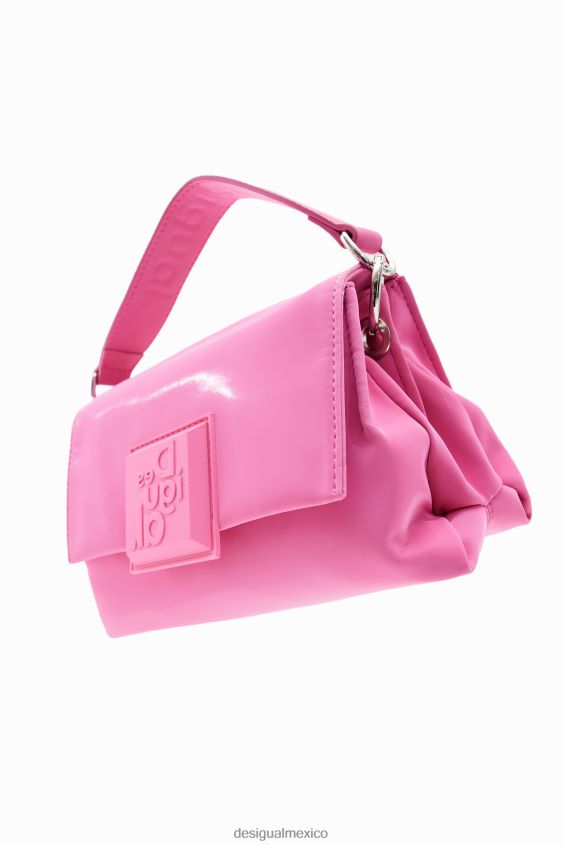 Desigual mujer bandolera pequeña de charol VZ26R01208 accesorio