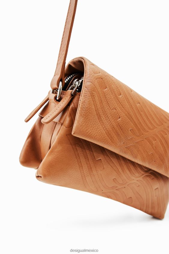 Desigual mujer bandolera pequeña de cuero con logo VZ26R0576 accesorio