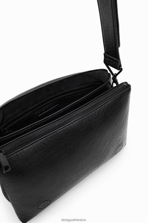 Desigual mujer bolso bandolera mediano con flores bordadas VZ26R01296 accesorio
