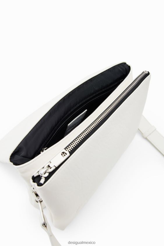 Desigual mujer bolso bandolera mediano con flores bordadas VZ26R01313 accesorio