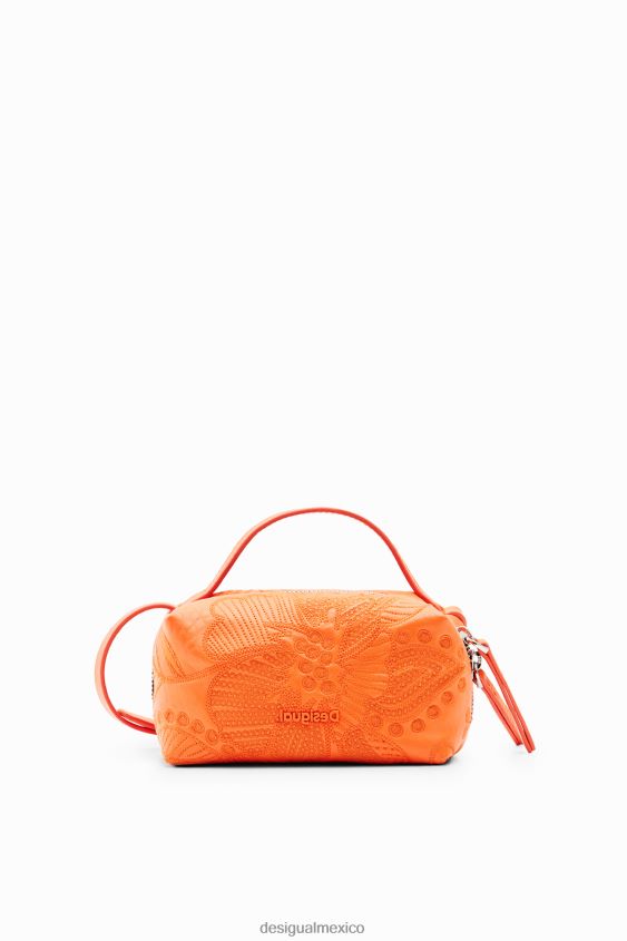 Desigual mujer bolso bandolera mini con flores bordadas VZ26R01329 accesorio
