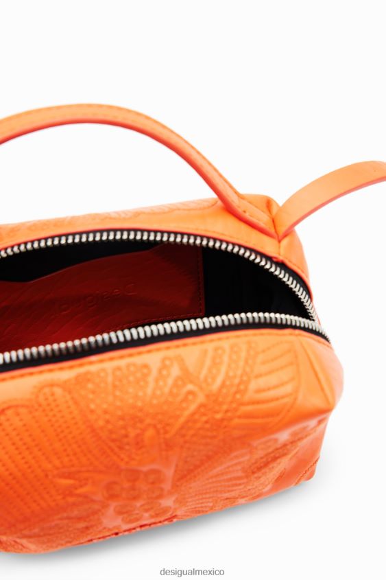 Desigual mujer bolso bandolera mini con flores bordadas VZ26R01329 accesorio
