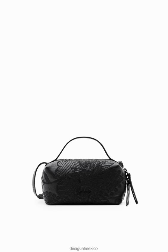 Desigual mujer bolso bandolera mini con flores bordadas VZ26R01359 accesorio