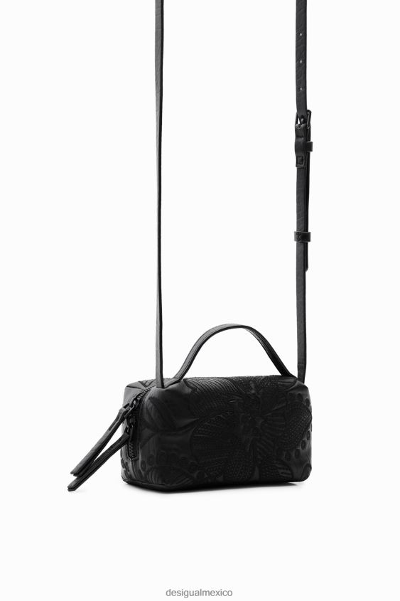 Desigual mujer bolso bandolera mini con flores bordadas VZ26R01359 accesorio