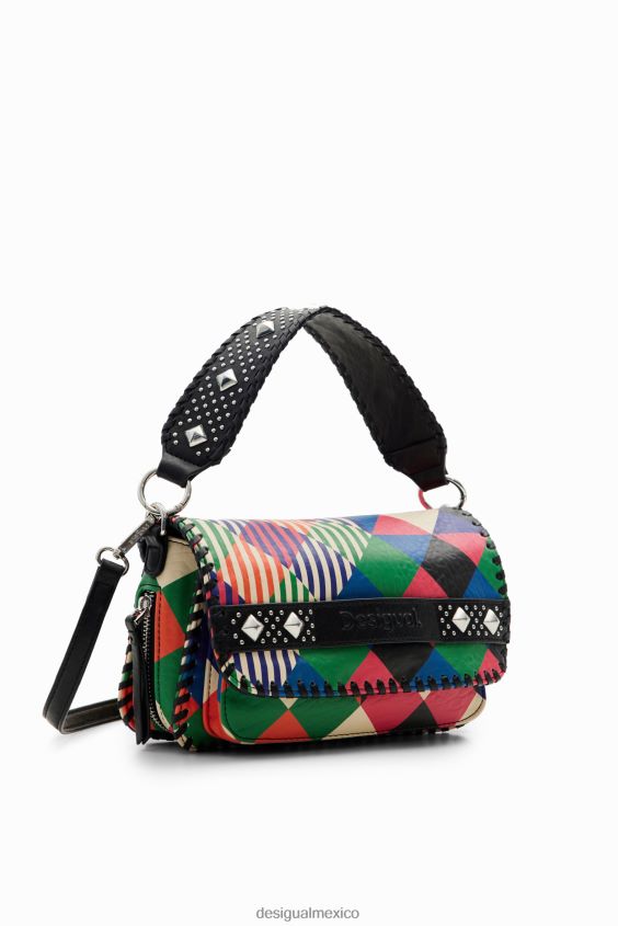 Desigual mujer bolso crossbody mediano con diamantes VZ26R01275 accesorio