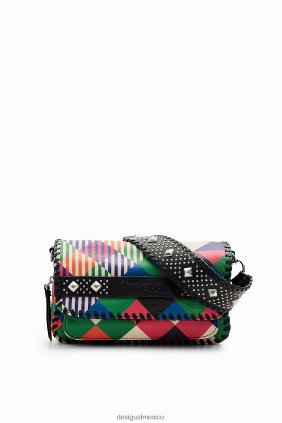 Desigual mujer bolso crossbody mediano con diamantes VZ26R01275 accesorio