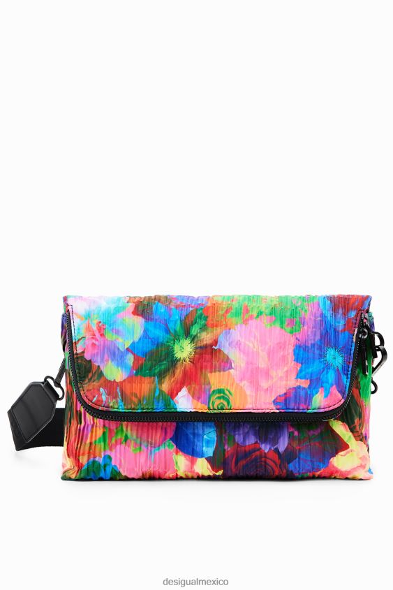 Desigual mujer bolso crossbody mediano con flores VZ26R0543 accesorio
