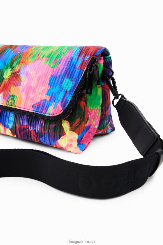 Desigual mujer bolso crossbody mediano con flores VZ26R0543 accesorio