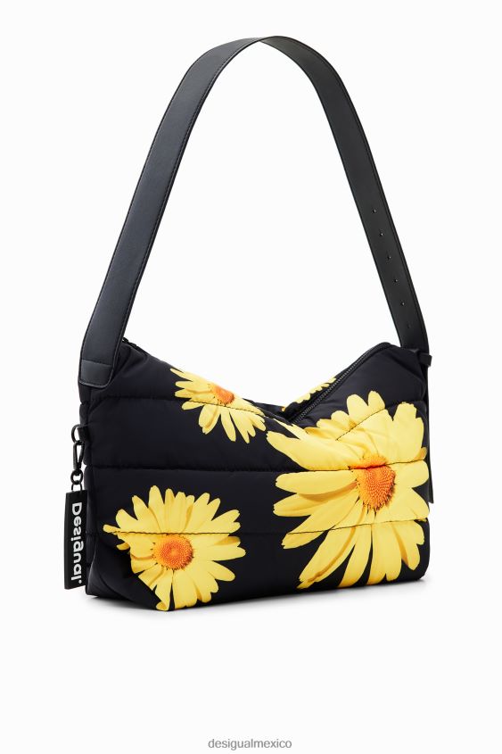 Desigual mujer metro. bolso bandolera grande con estampado floral de christian lacroix VZ26R0313 accesorio