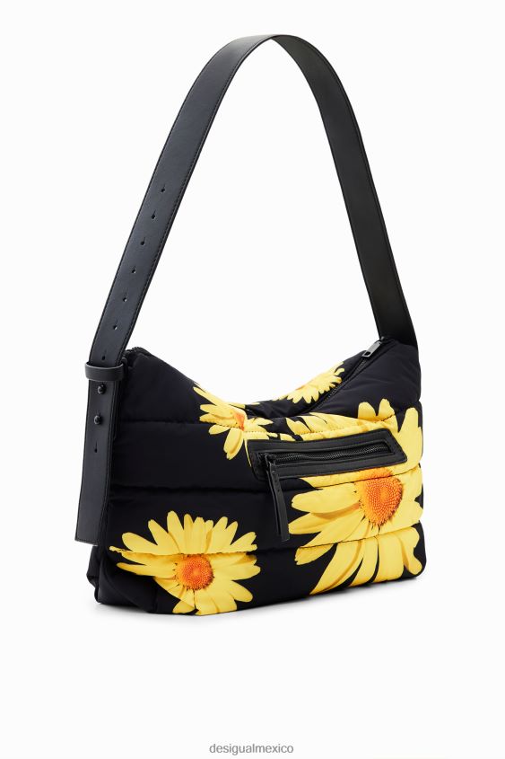 Desigual mujer metro. bolso bandolera grande con estampado floral de christian lacroix VZ26R0313 accesorio