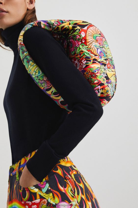 Desigual mujer bolso bandolera con llamas VZ26R01369 accesorio