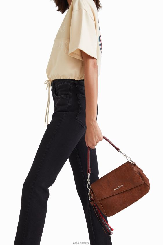 Desigual mujer bolso con solapa asimétrica VZ26R01243 accesorio