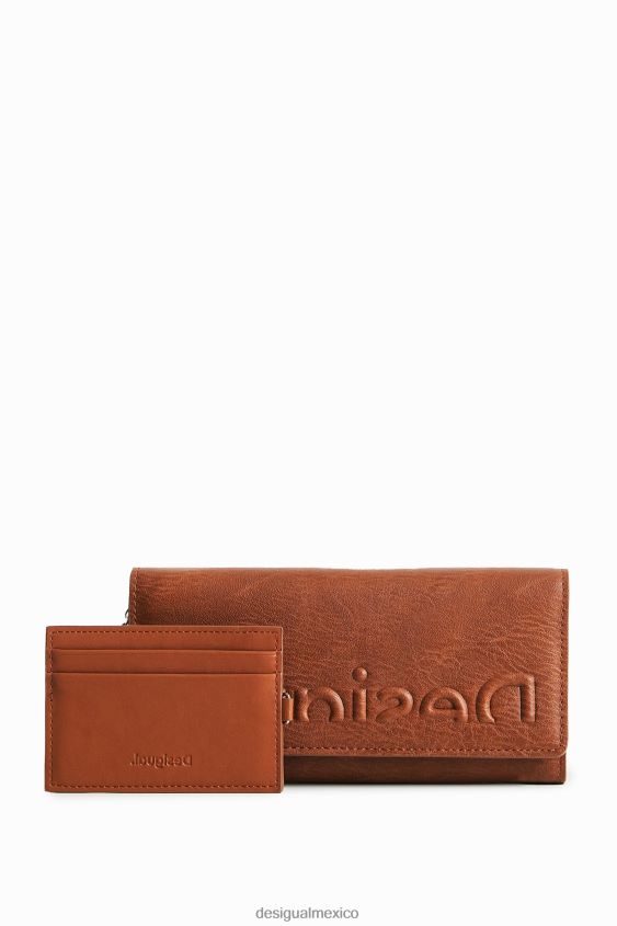 Desigual mujer cartera con solapa y logo VZ26R01388 accesorio