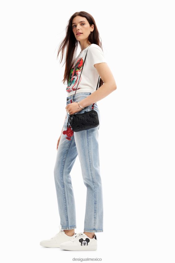 Desigual mujer cartera de mickey mouse bolsa para teléfono inteligente VZ26R01251 accesorio