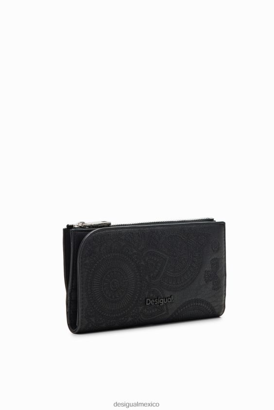 Desigual mujer cartera grande bordada VZ26R01280 accesorio