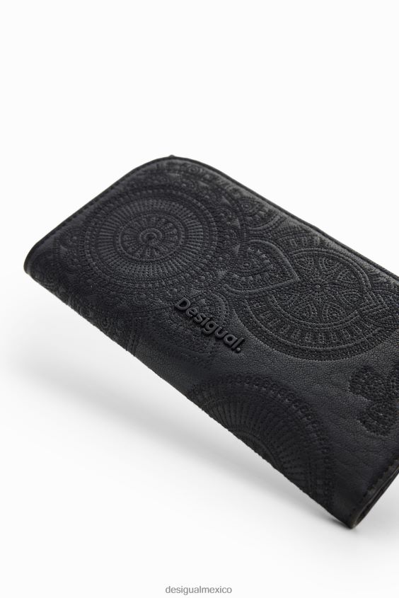 Desigual mujer cartera grande bordada VZ26R01280 accesorio