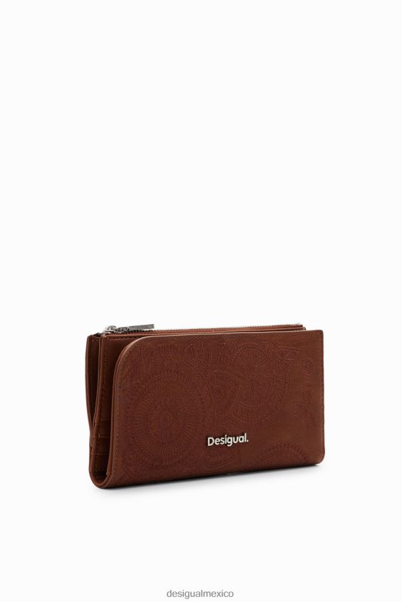 Desigual mujer cartera grande bordada VZ26R01293 accesorio