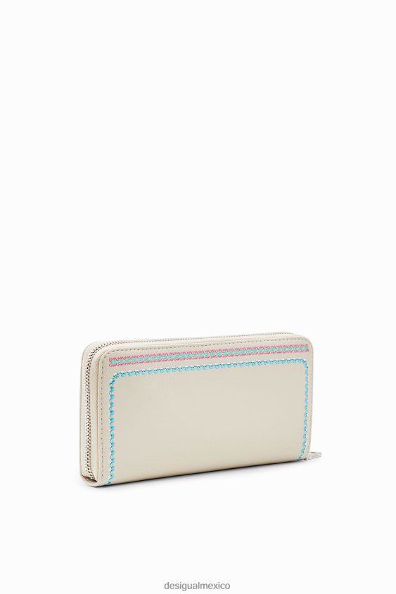Desigual mujer cartera grande bordada VZ26R01363 accesorio