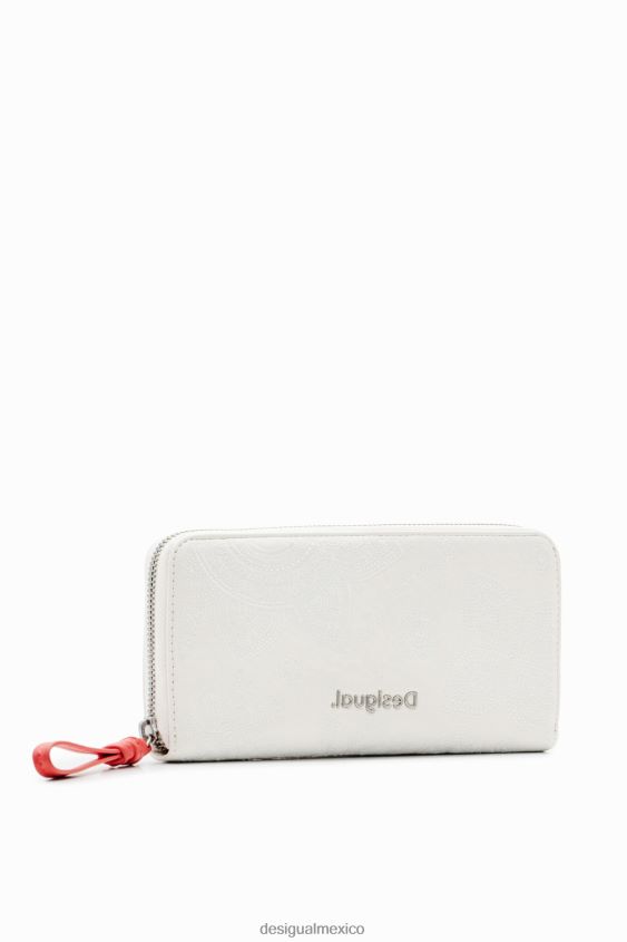 Desigual mujer cartera grande bordada VZ26R01402 accesorio