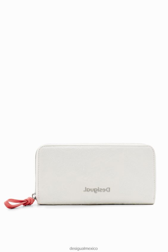 Desigual mujer cartera grande bordada VZ26R01402 accesorio