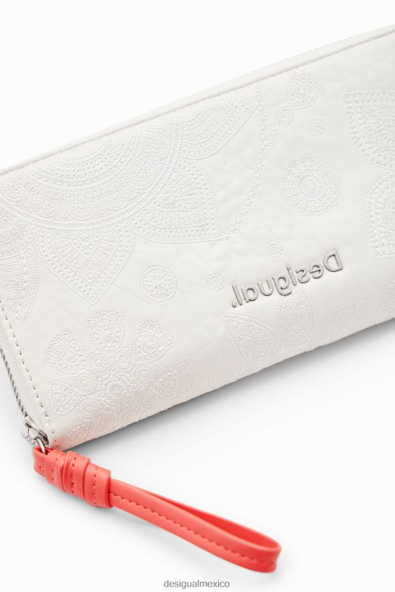 Desigual mujer cartera grande bordada VZ26R01402 accesorio