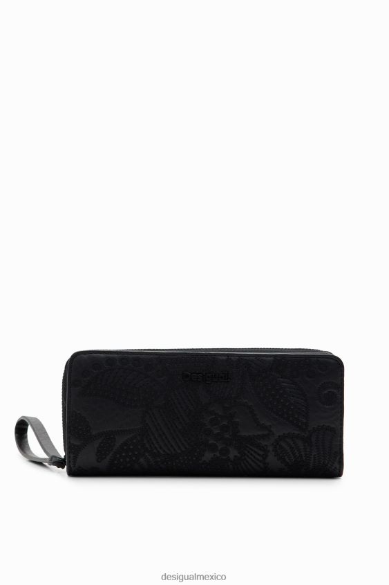 Desigual mujer cartera grande con bordado floral VZ26R01262 accesorio