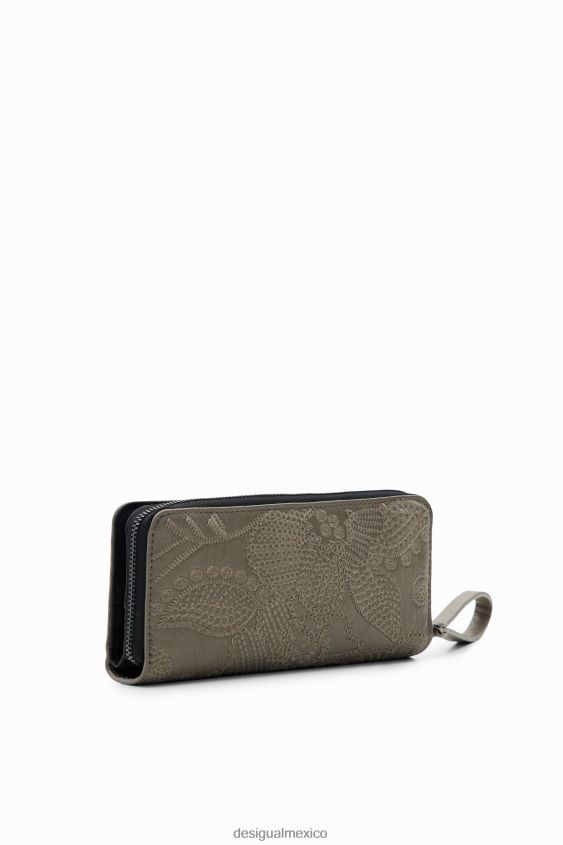 Desigual mujer cartera grande con bordado floral VZ26R01279 accesorio