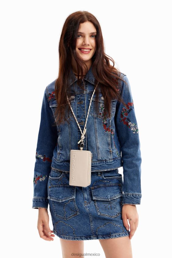 Desigual mujer cartera mediana con correa VZ26R01233 accesorio