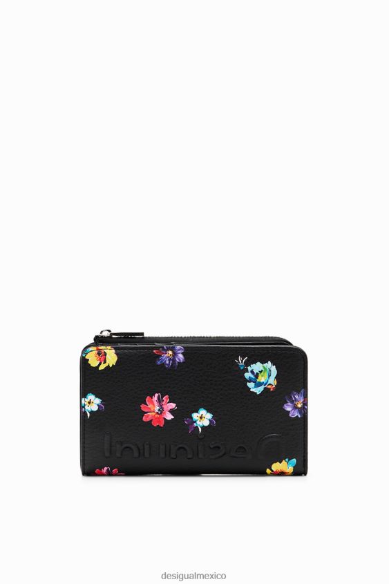 Desigual mujer cartera mediana con flores VZ26R01211 accesorio