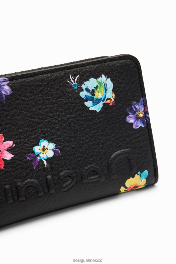Desigual mujer cartera mediana con flores VZ26R01211 accesorio