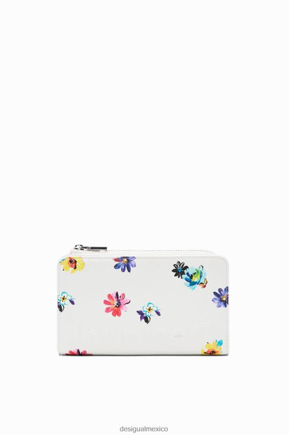 Desigual mujer cartera mediana con flores VZ26R01342 accesorio