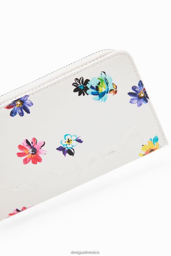 Desigual mujer cartera mediana con flores VZ26R01342 accesorio