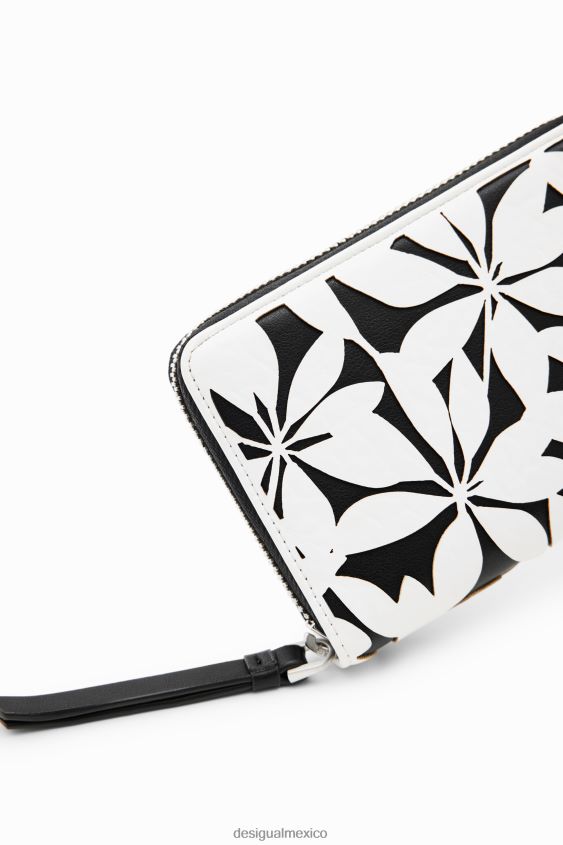 Desigual mujer cartera pequeña con flores VZ26R01327 accesorio
