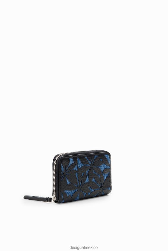 Desigual mujer cartera pequeña con flores troqueladas VZ26R01224 accesorio